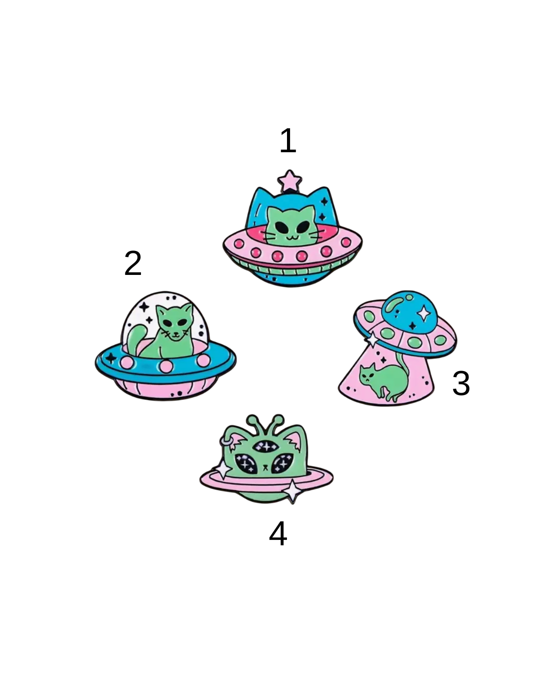 Pines de gatitos aliens