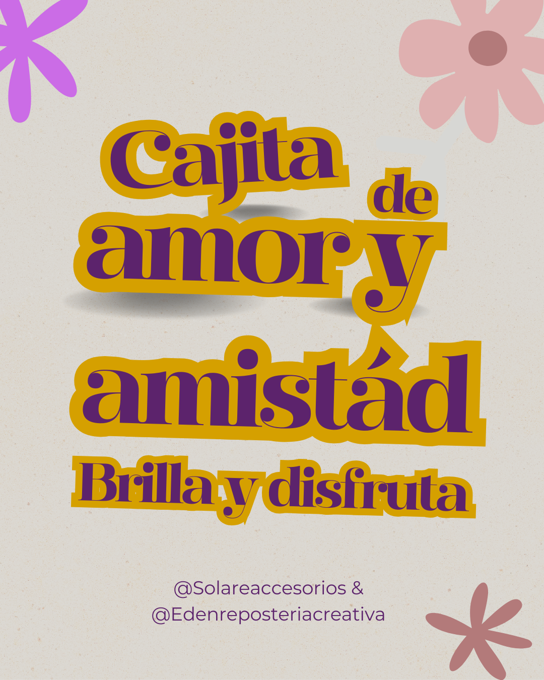 Cajita "Brilla y disfruta" (clásica)