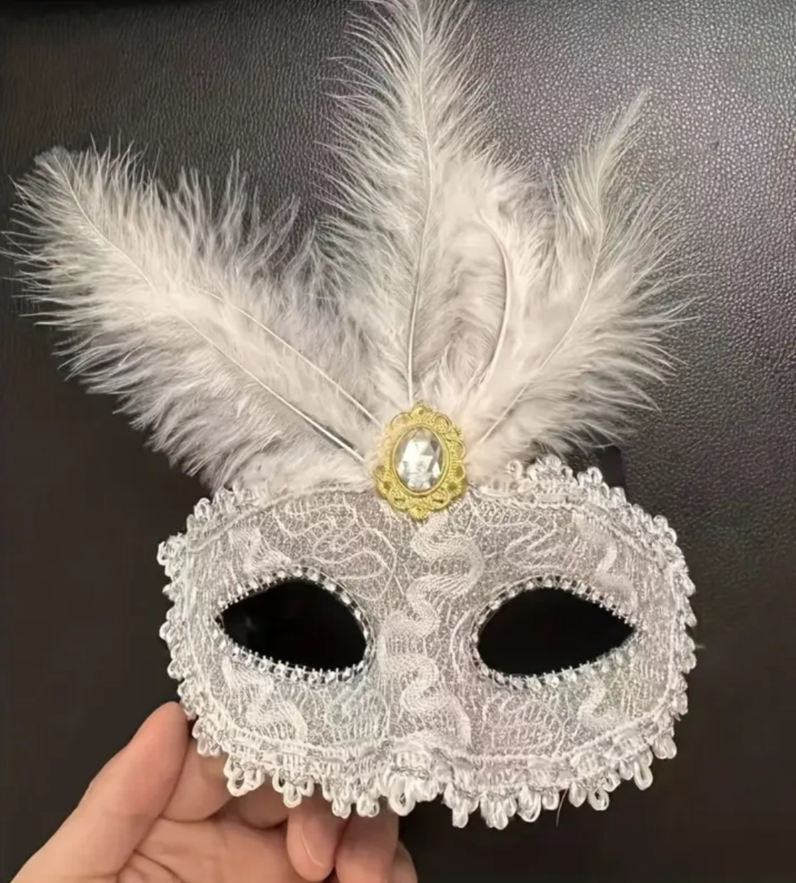 Antifaz blanco
