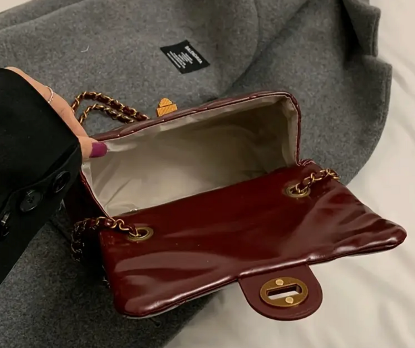 Bolso Aura Vinotinto