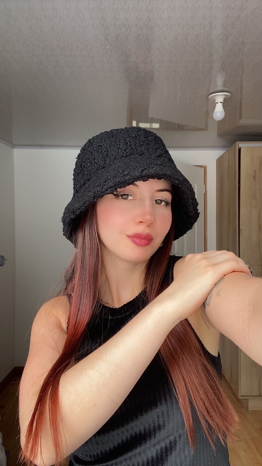 Gorro teddy negro