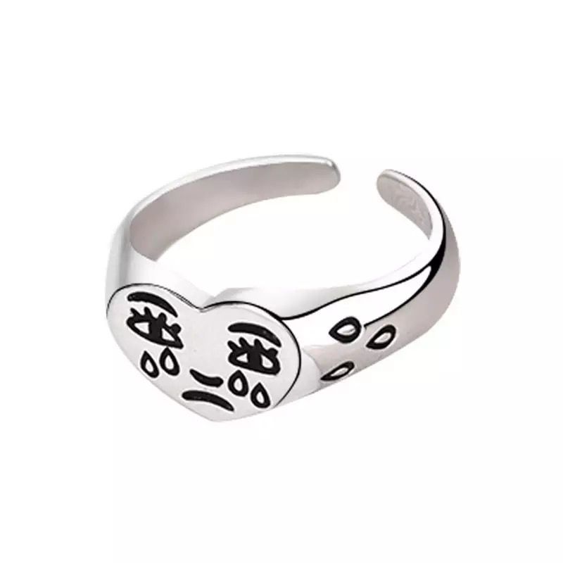 Anillo Corazón Lagrima
