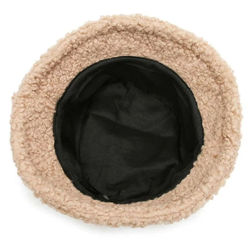 Gorro teddy Beige