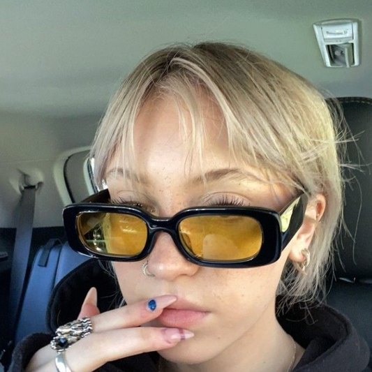 Gafas Retro Amarillas