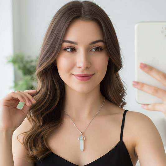 Collar Cuarzo ópalo