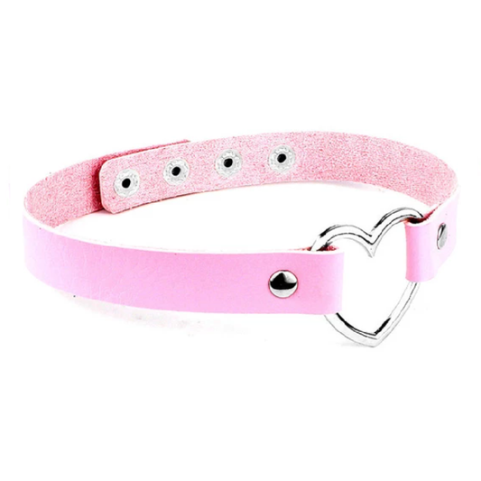 Choker Corazón Rosado
